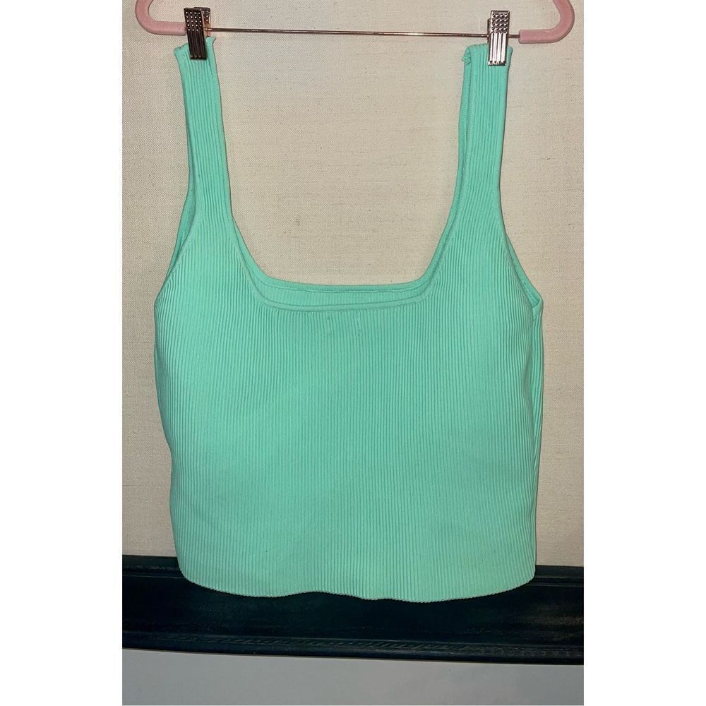 Cotton On Crop Top Green NWT - Size 14